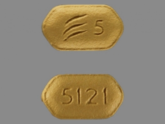 pill-image Effient 5 MG Oral Tablet