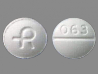 white pill lorazepam round